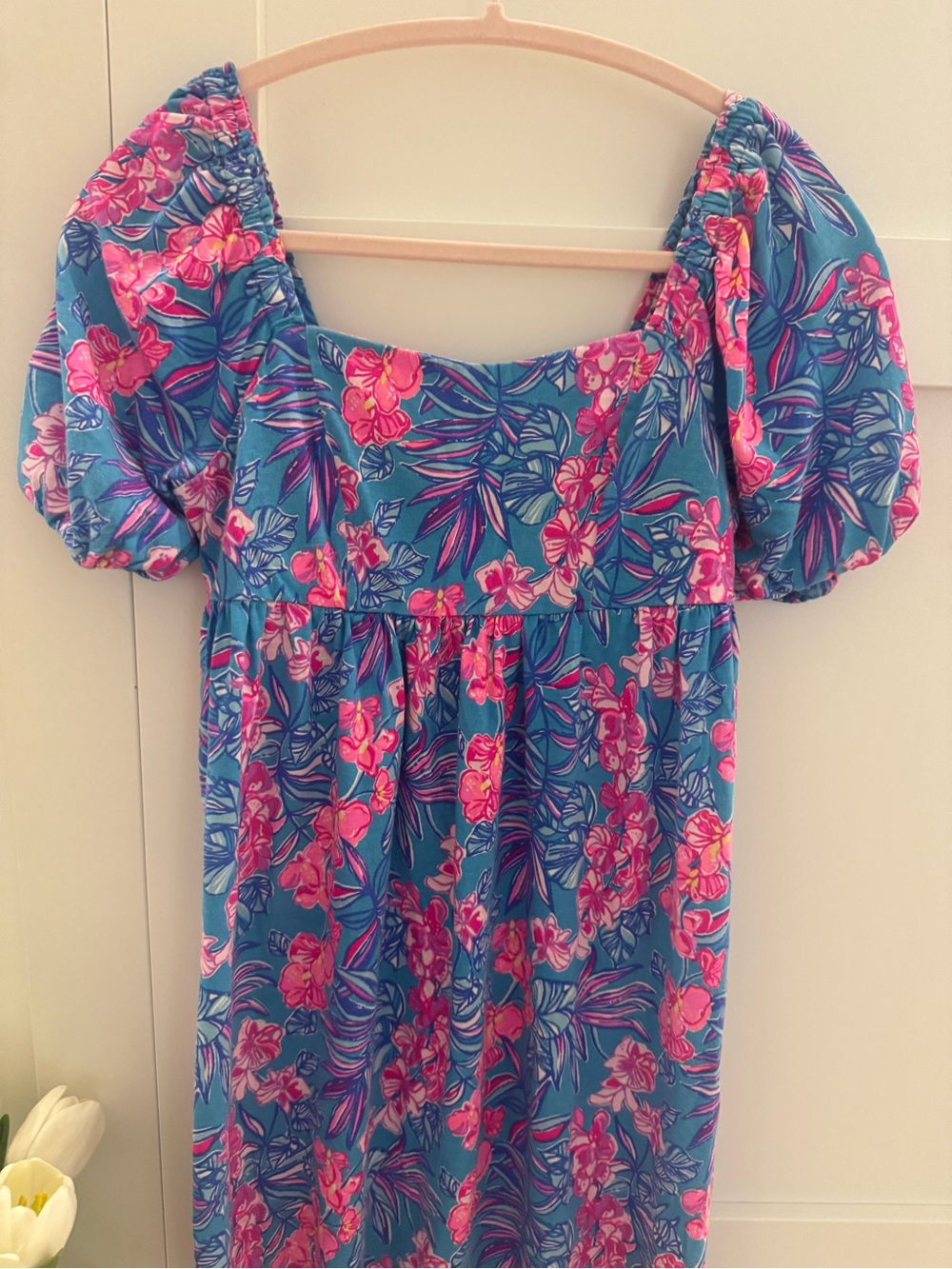 Lilly Pulitzer Delaney Dress Blue Orchard size 00